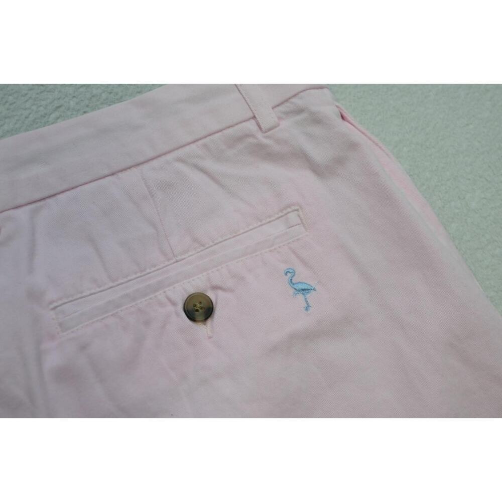 Tailorbyrd Golf Shorts Khaki Chino Pink Flat 7.5" INS Mens Sz 36 NWT - Picture 6 of 6